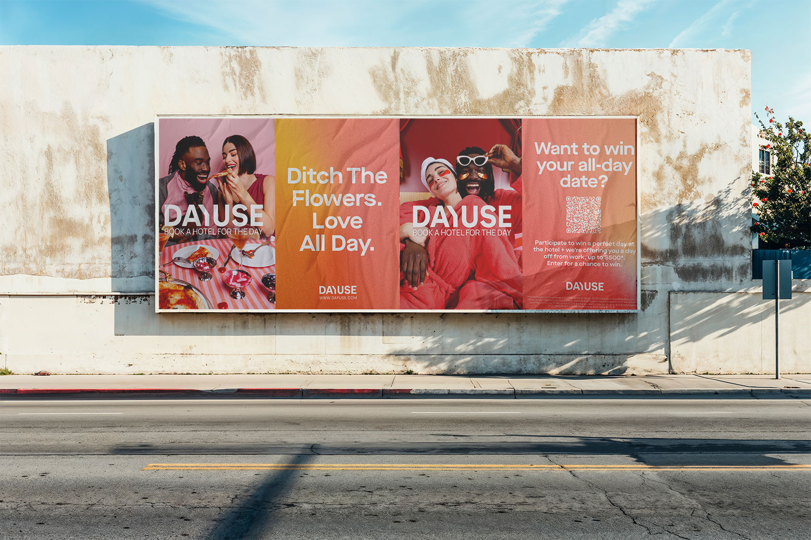 Wheatpasting NYC - street poster campaign for DayUse