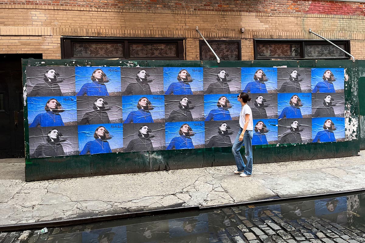 Wheatpasting NYC - 32 sheet large format street poster takeover